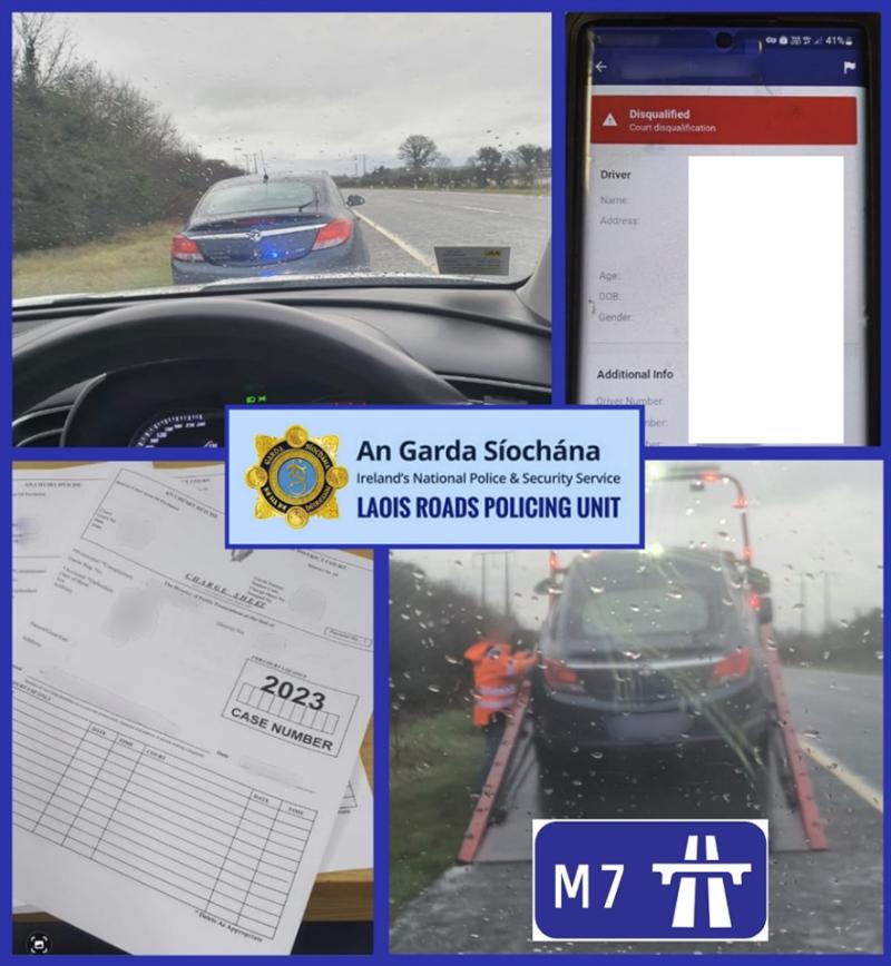 Car seized as driver arrested in Laois 