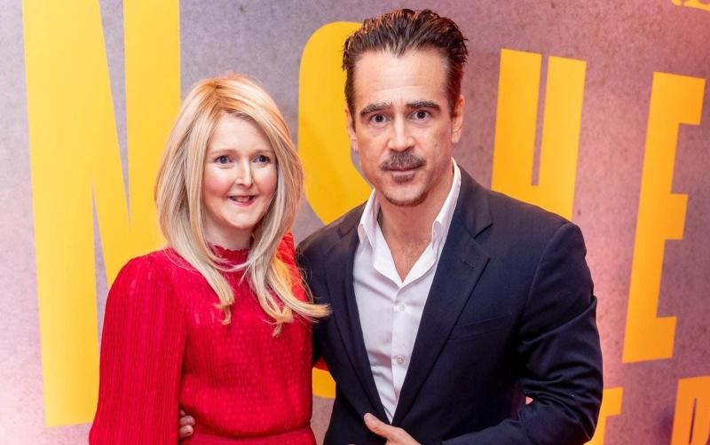 Colin Farrell congratulated by Laois friend, Debra Ireland's brave Emma Fogarty