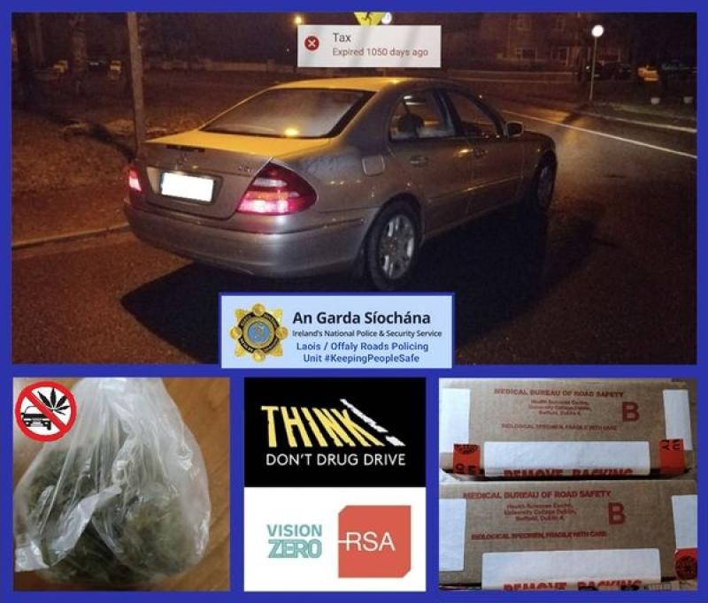 Gardai  arrest two drivers in separate weekend incidents in Laois and Offaly