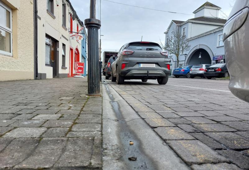 Open water drains feared to be 'slip hazard' in Laois town