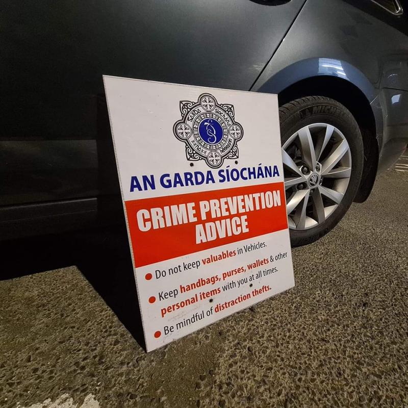 Laois Offaly Gardai warning after thefts from cars