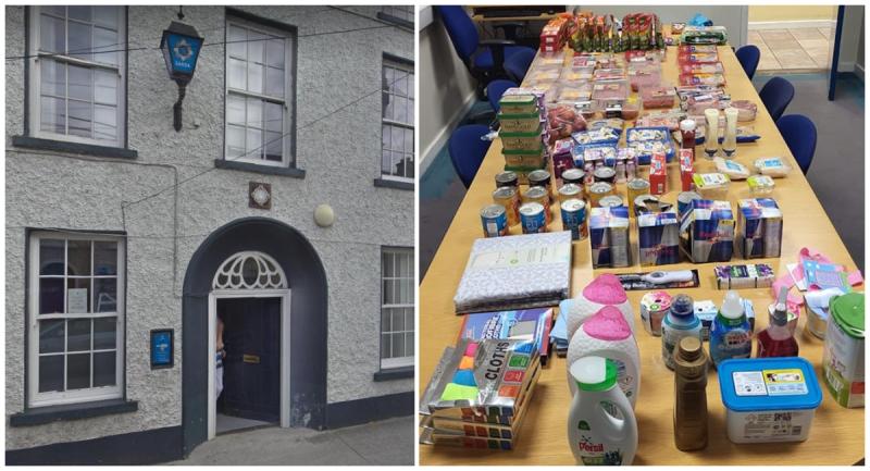 Red Bull to rashers Laois gardaí display big haul of suspected stolen groceries