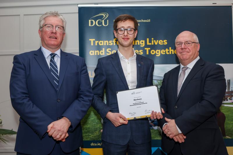 Laois Student Receives Memorial Scholarship Award at Ceremony in DCU