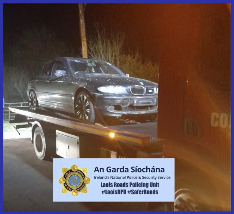 Laois Gardai seize car in the Slieve Bloom mountains
