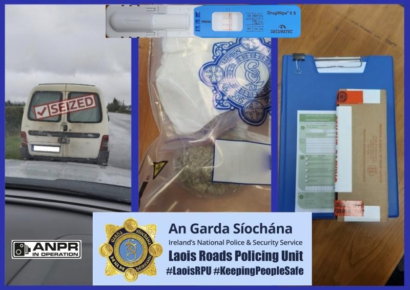 Van seized and driver arrested in Laois