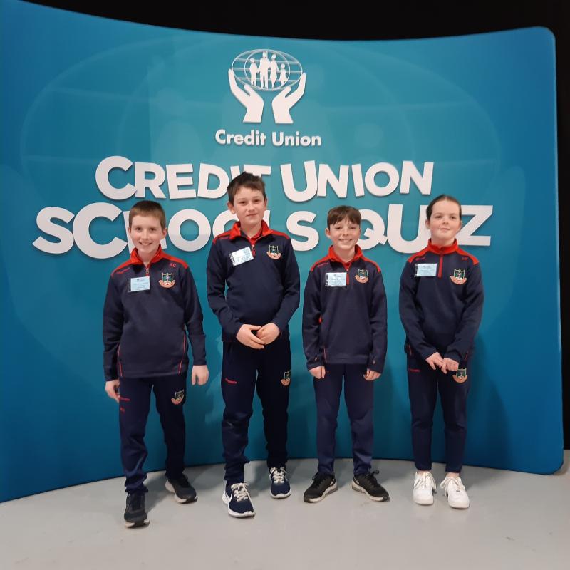 Laois school students reach the finals of the Credit Union Schools  Quiz