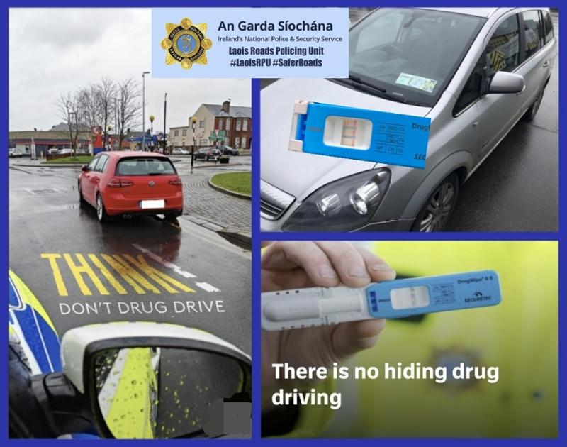 Laois Gardai arrest two suspected drug drivers