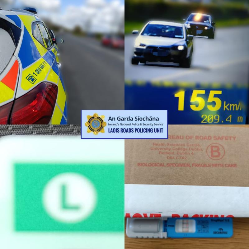 Driver detected at 155kph in Laois tests positive for cocaine 