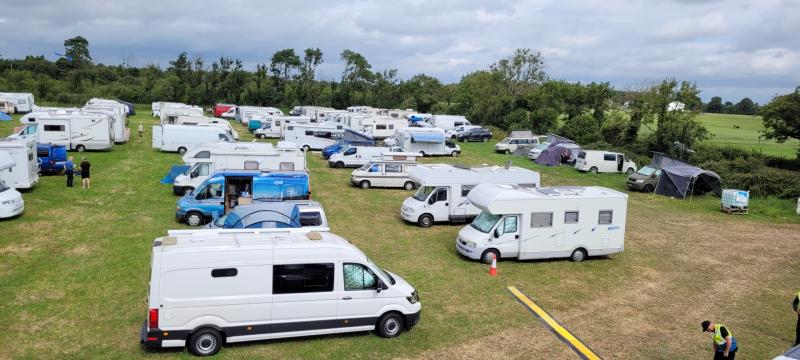 Campervan parking sold out at Laois music festival
