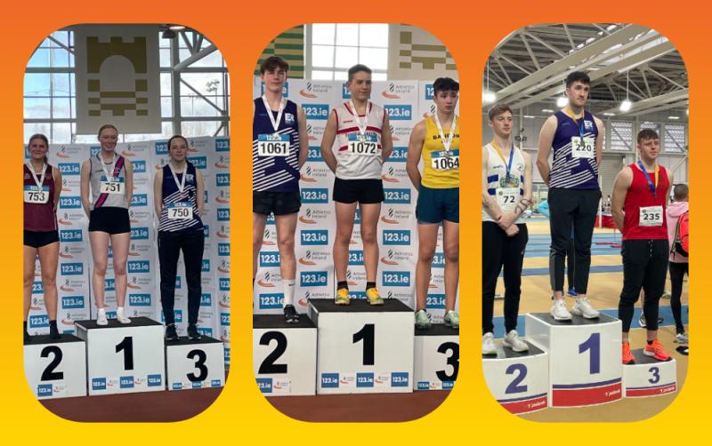 Laois Athletics Club rounds off 2023 indoor season with impressive medal haul
