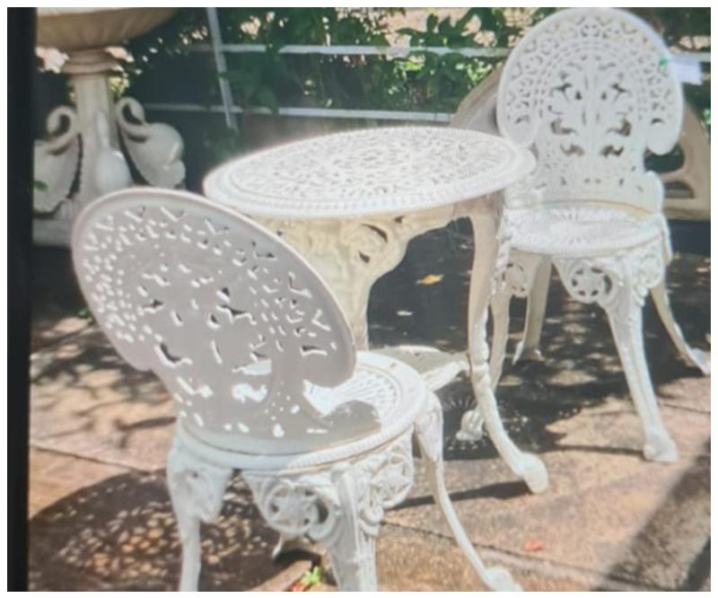 Laois Gardai issue appeal over stolen garden furniture Laois Live