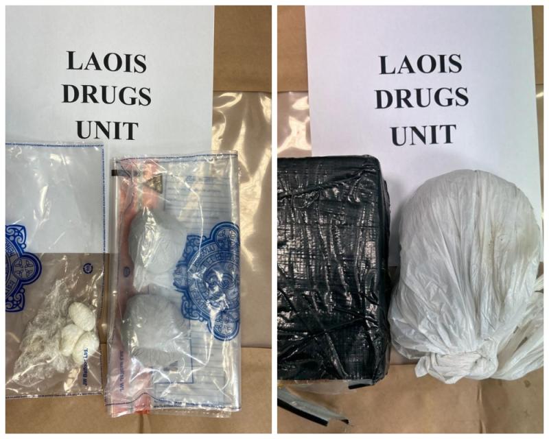 Two arrested as Laois gardai seize heroin and cocaine worth over €200,000