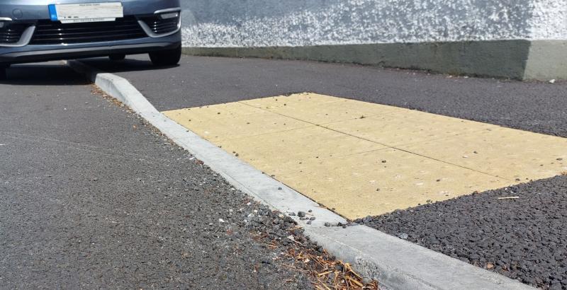 Illegal parking blocks paths for Laois pedestrians with disabilities