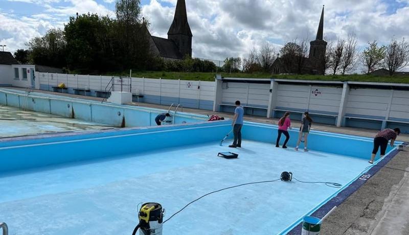 Laois outdoor swimming pool getting set for summer