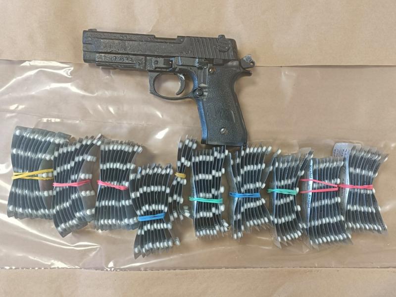 Man arrested as drugs and handgun seized in Laois