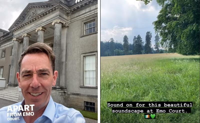 Ryan Tubridy visits Laois tourist site and plans to return