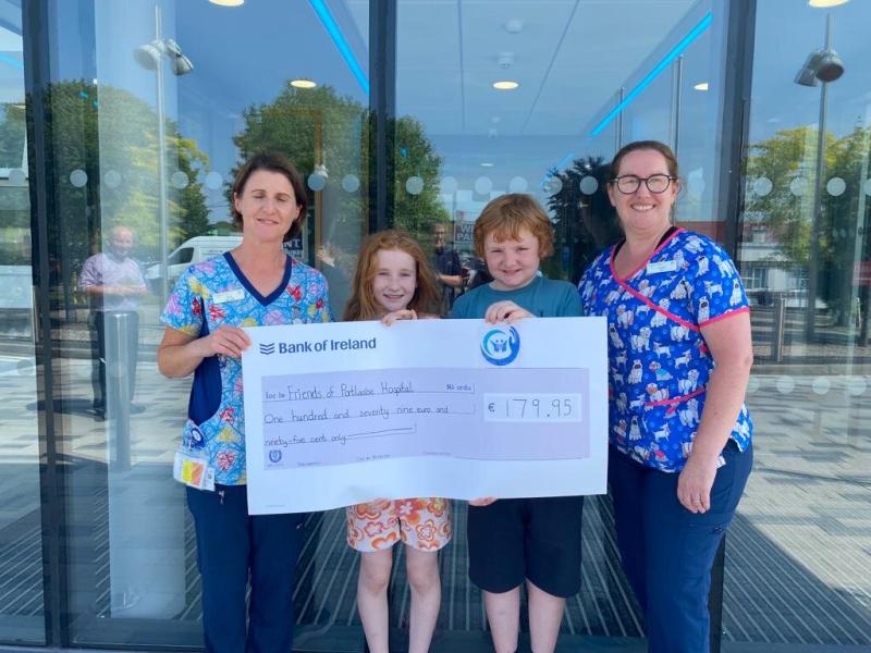Laois children raise vital funds from Portlaoise hospital through Lemonade
