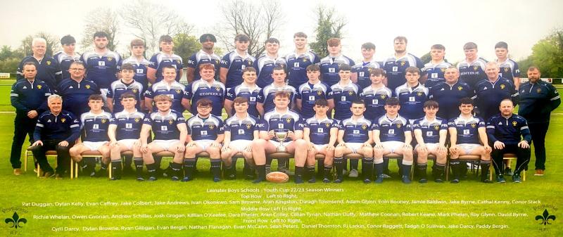 Portlaoise RFC U/18s claim Leinster Youths School Cup&nbsp;
