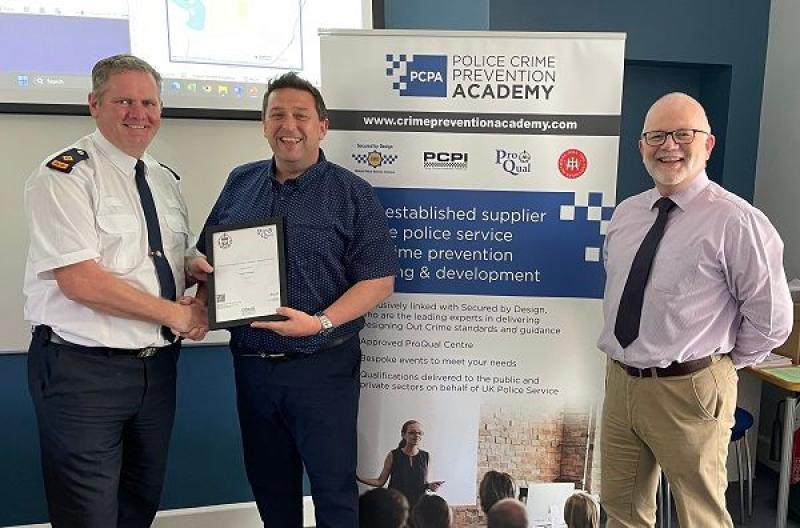 Laois Offaly Garda becomes Ireland's first to achieve Designing Out Crime Diploma 