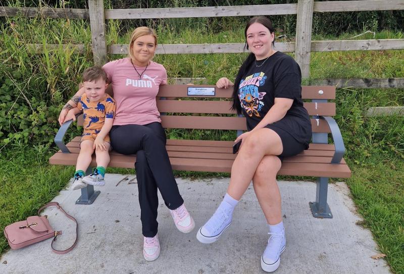 'Please do not walk that road' Laois family install bench in teen's memory