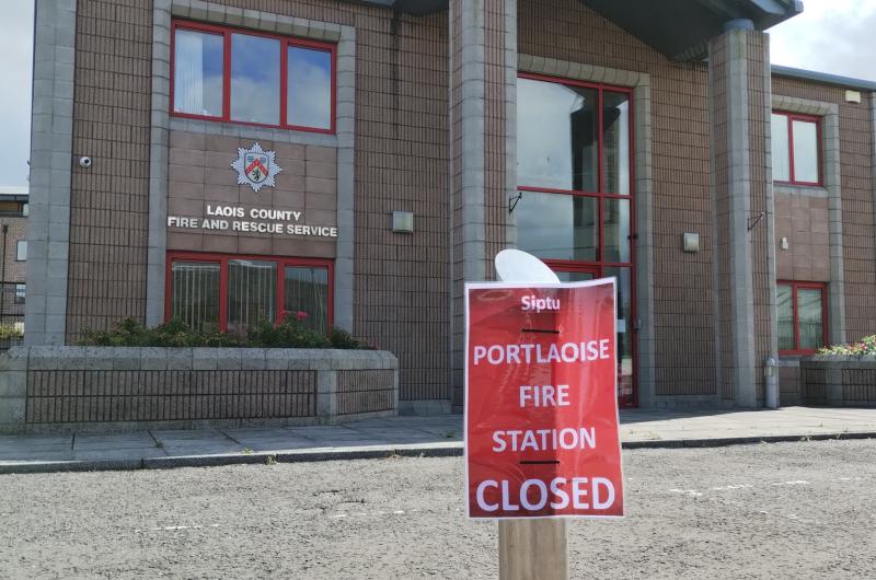 'It's a battle we have to stay with' Laois firefighters strike on