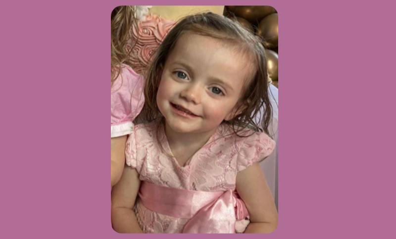 Death notice of  young child who died in Portlaoise collision published