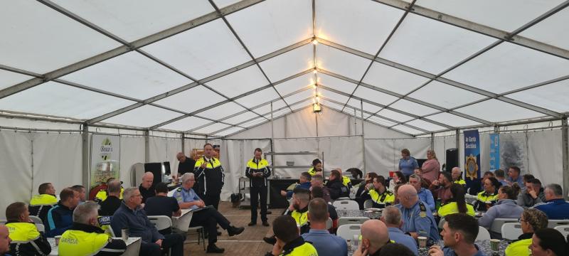 New Laois Offaly Chief Superintendent briefs Gardai at Electric Picnic