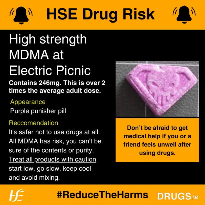 HSE issue second drug alert at Electric Picnic