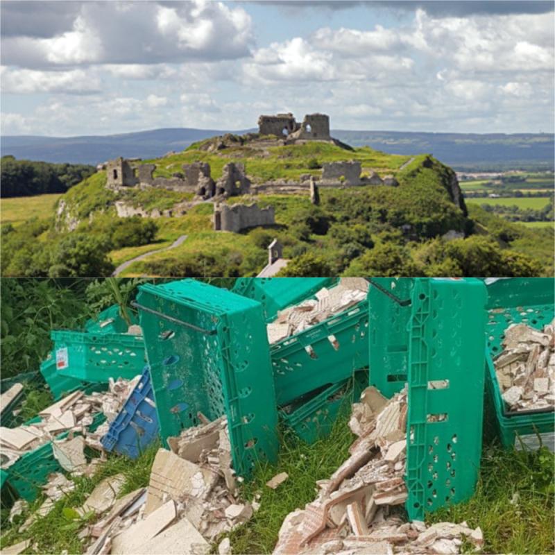 Illegal dumping at top Laois tourist destination