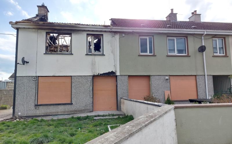 Rats and dumping claim at burnt out Laois council houses
