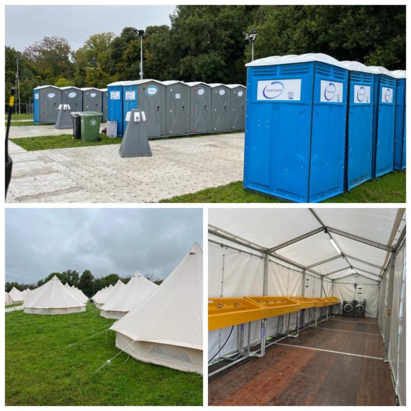 Government Department defends conditions at campsite in Laois 