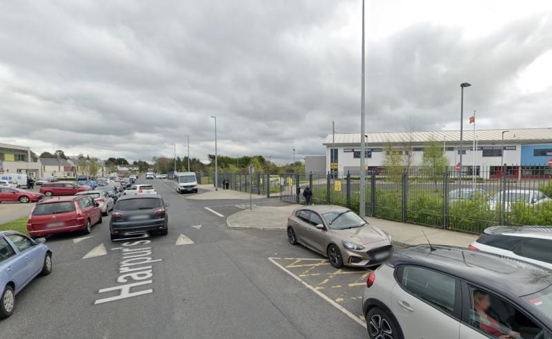 Locked gate at Portlaoise school where children face traffic dangers