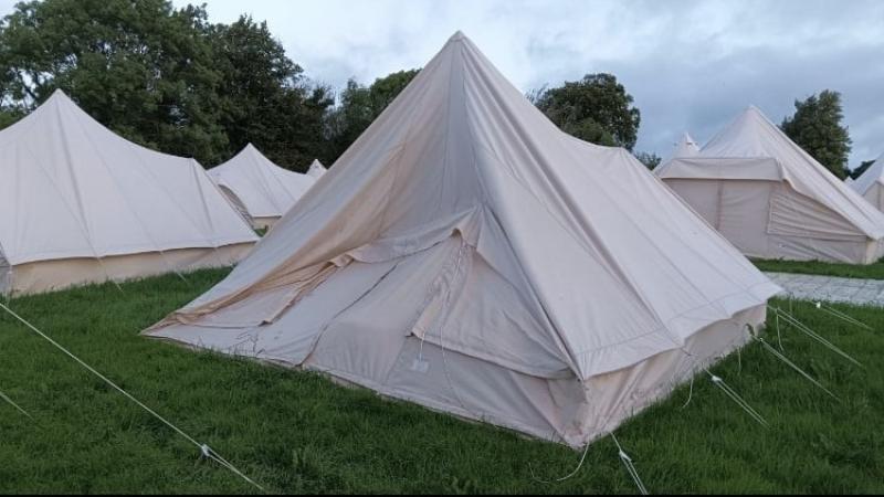 Hundreds of Ukrainians in Electric Picnic tents as Storm Agnes approaches Laois