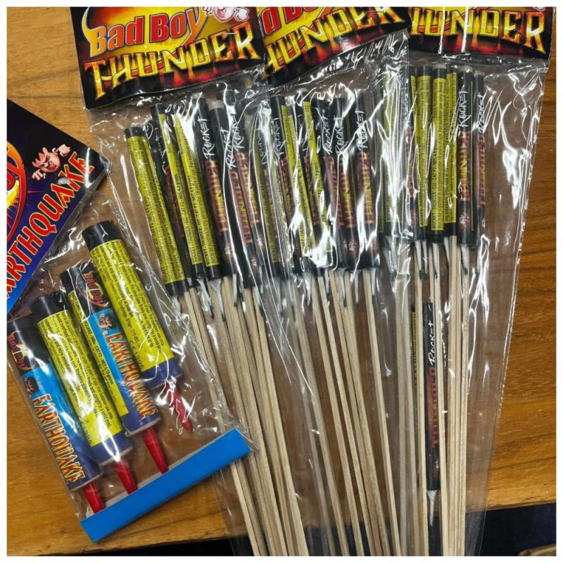 Laois Gardai issue firework warning after seizing rockets