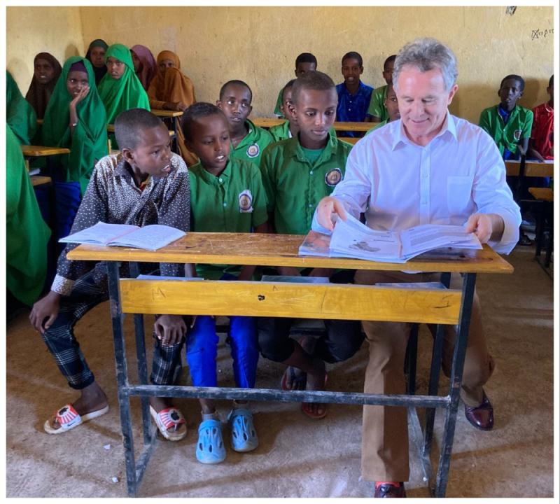 Laois Minister goes back to school in Africa