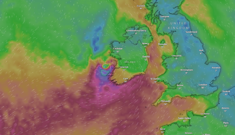 Storm Debi Met Éireann Status Orange laoiss