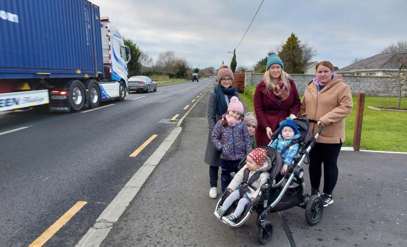 Laois residents fear child will be killed on high speed road