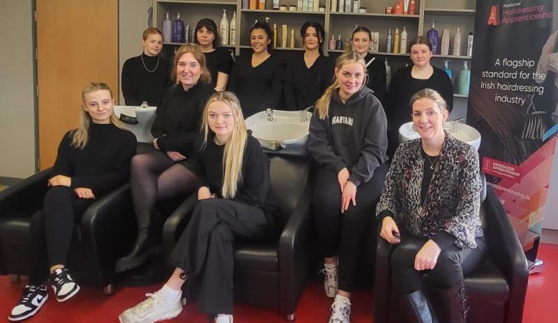 First students of paid hairdressing apprenticeship in Laois set for work