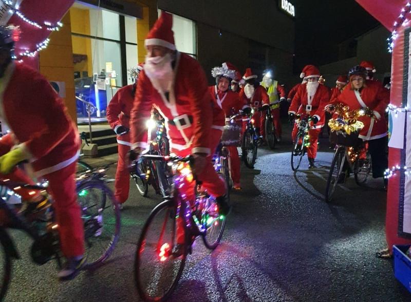 Hundreds of Santas are about to cycle through Portlaoise