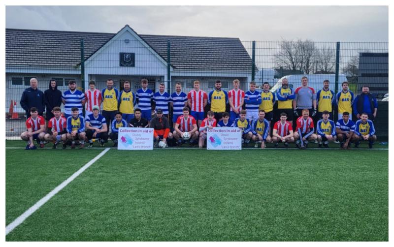 Laois soccer club holds Christmas Monster Hamper draw 