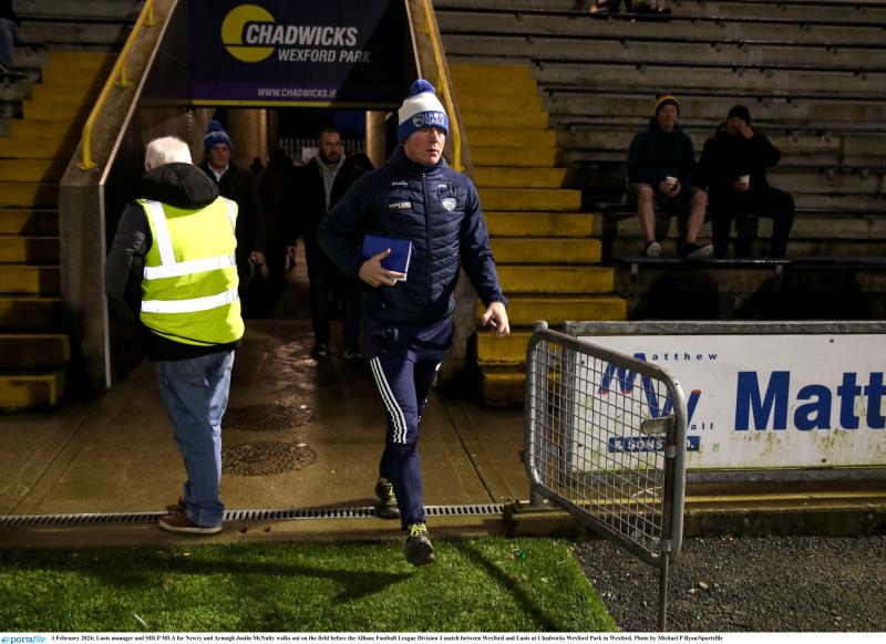 gaa justin mcnulty laois newry armagh northern assembly