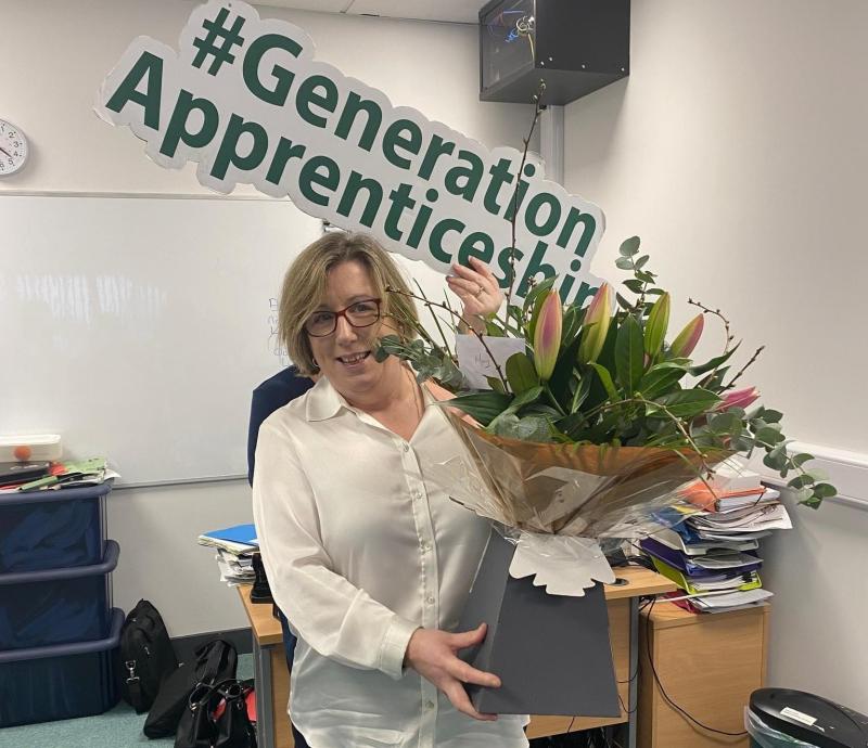 Laois and Offaly ETB staff member celebrates 30 years on the job 