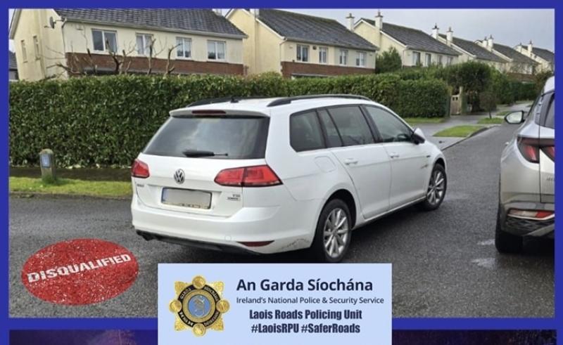 Laois Gardai seize two cars and arrest driver