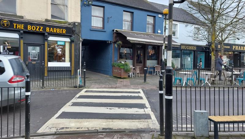 E scooters driving 'straight out' across Portlaoise pedestrian crossing