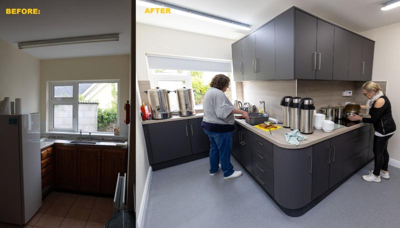 PICTURES: Amazing kitchen makeover in Laois community hall