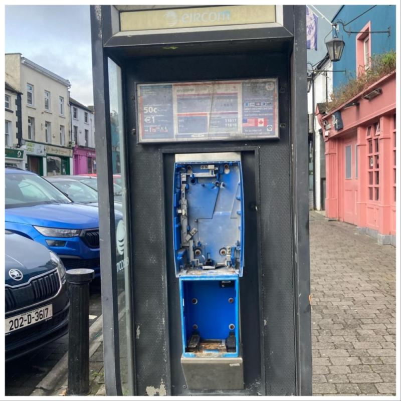The last public payphones in Laois are being removed this month  