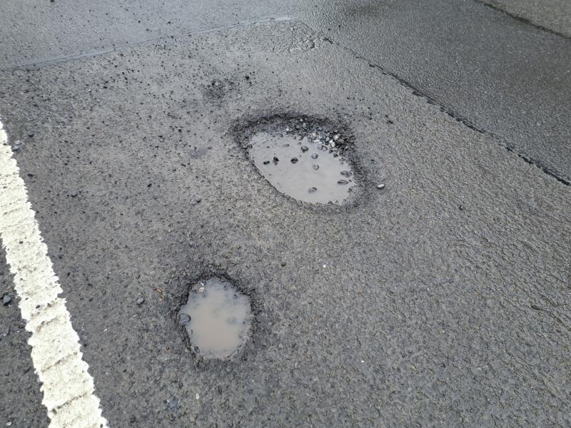 Pothole laois council