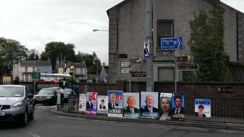 Election poster ban defeated in Laois