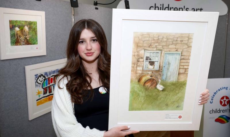 Two Laois students win prizes in Texaco Children's Art Competition