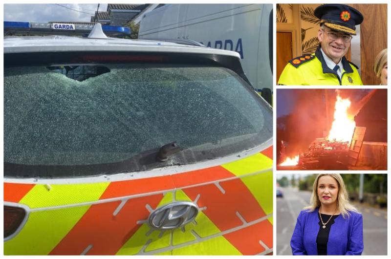 Laois Offaly TD criticises garda&iacute; after officers attacked and axe used to smash patrol cars in Wicklow